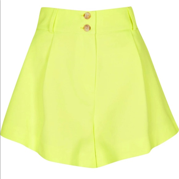 River Island bright yellow tailored shorts - Picture 5 of 5